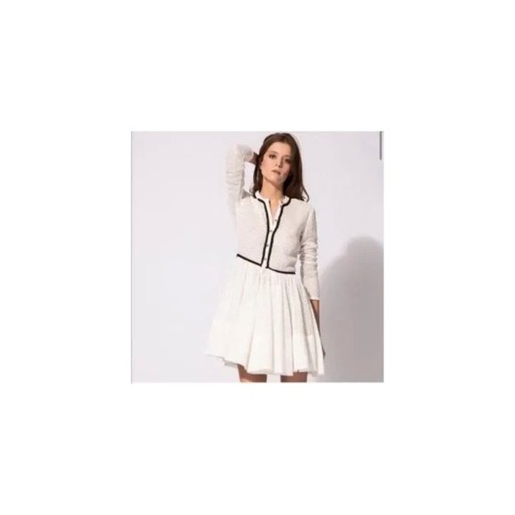 Maje Rayane Dress in Creamy white - Picture 2 of 6